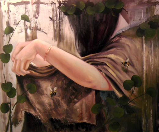 untitled #01 - Oil on MDF Board