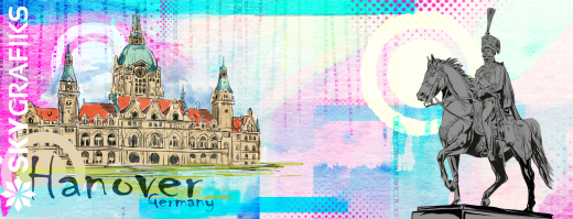 Hannover Germany Illustration