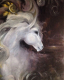 White Horse - Oil on MDF Board