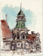 Tower 1 - Watercolor on paper