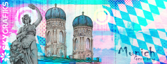 Munich Germany Illustration